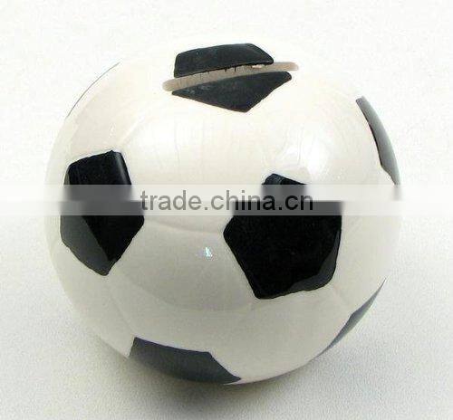 ceramic football bank