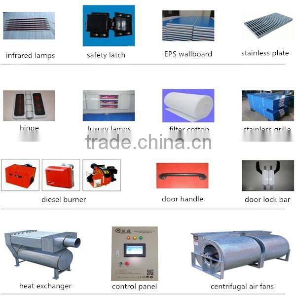 Qiangxin Customized Size Wood Furniture Infrared Painting Booth