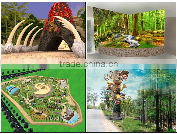 HLT Simulation Animatronic Animal Model Of Crocodile For Park Or Playground