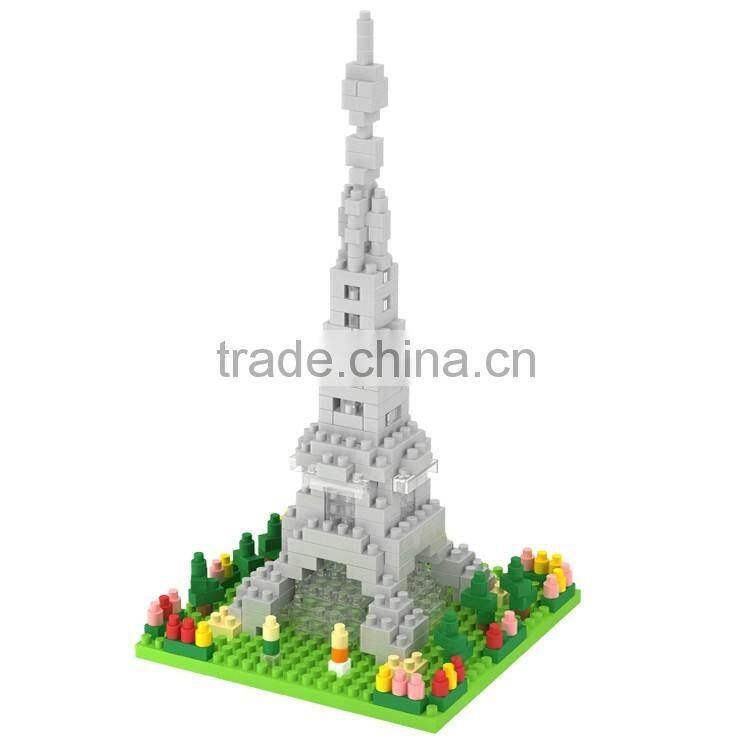Famous Architecture DIY building blocks plastic toy
