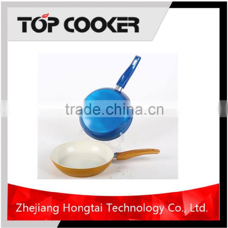 Forged aluminum ceramic non stick fry pan