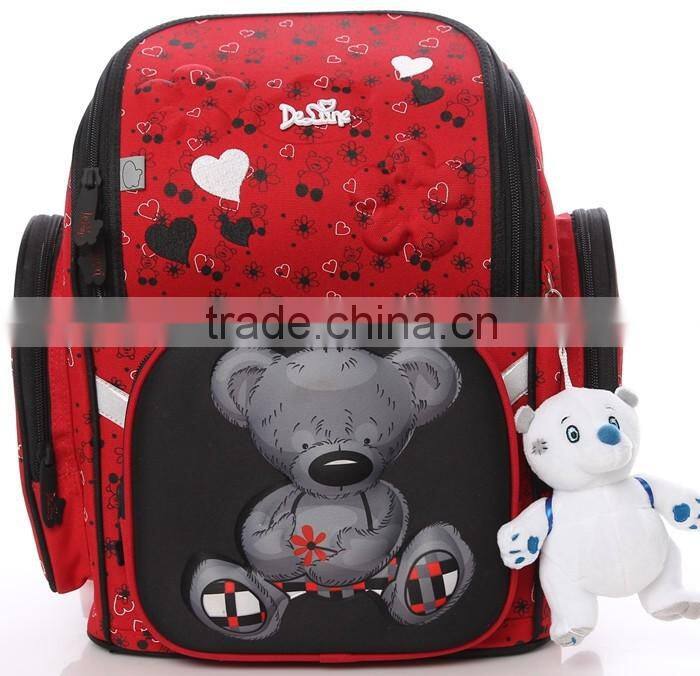 Kids wholesale school backpack girls 3D primary school bag