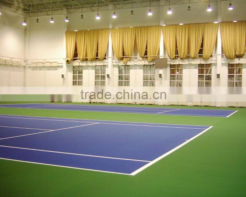 silicon PU tennis court flooring