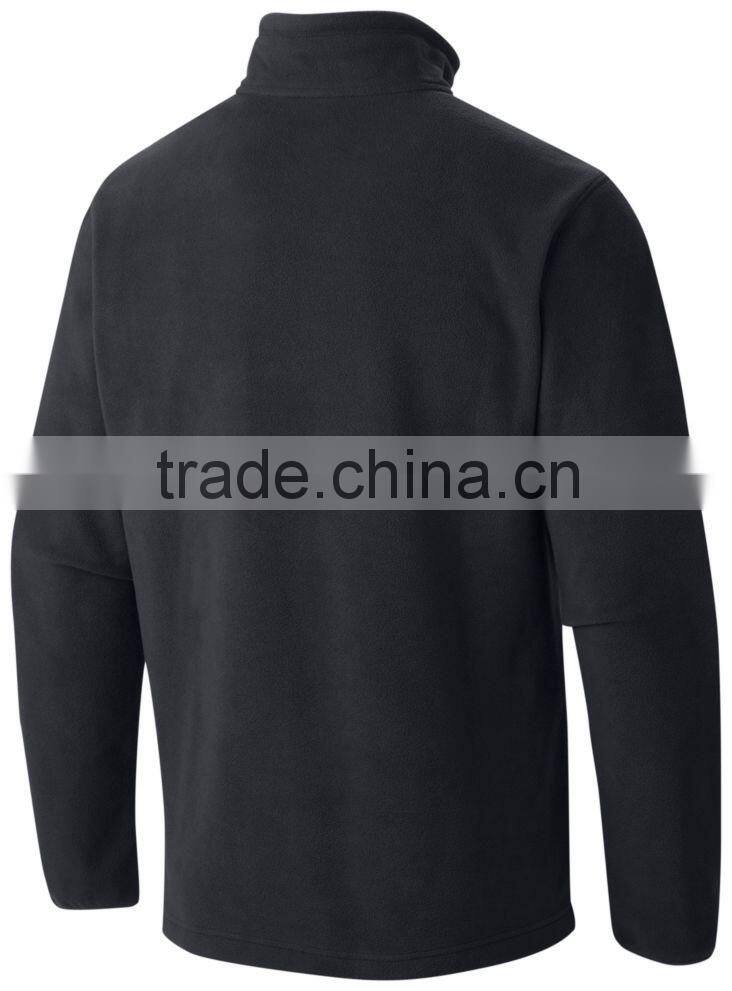 OEM Custom Wholesale Stylish Half Zip Fleece Jacket Mens 100% Polyester Fleece Pullover