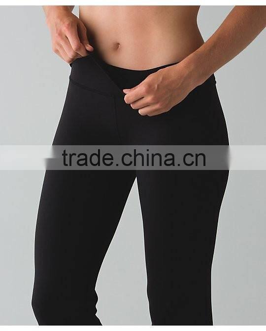 Custom fashion breathable Skinny yoga pants for women in fitness sportswear
