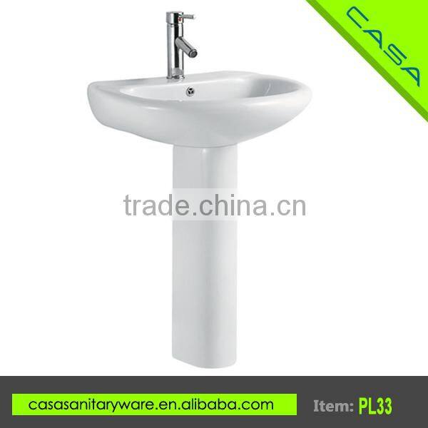 New arrival model bathroom ceramic white washbasin cabinets standing