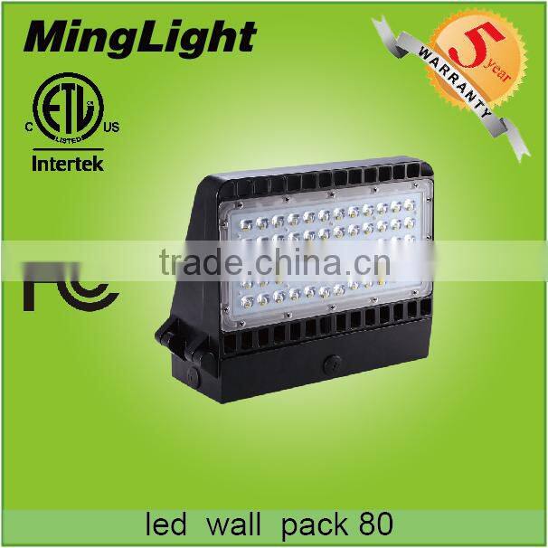 new arrival ETL DLC 48w-150w led wall pack / 120w led wall pack light