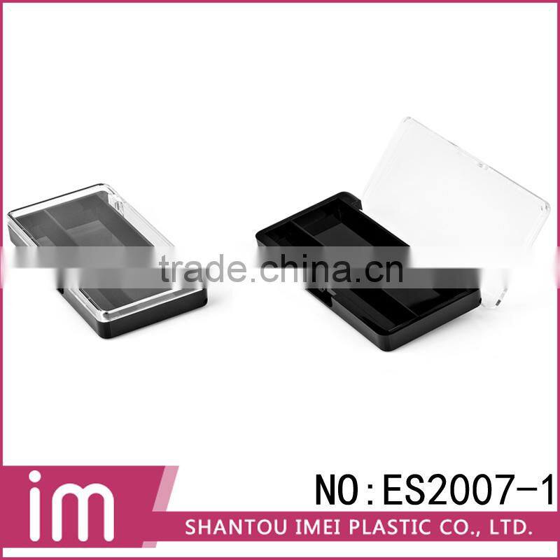 Retangular single color eyeshadow container eyebrow container without mirror