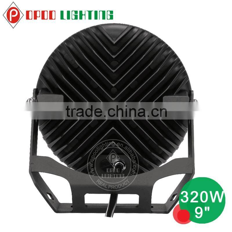 Super bright 320w 9inch 4d led offroad driving light