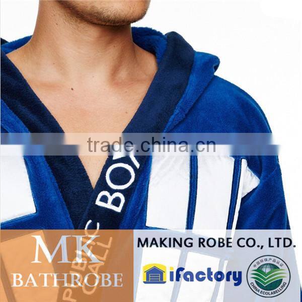 Doctort Who-Tardis personalized fleece bathrobe