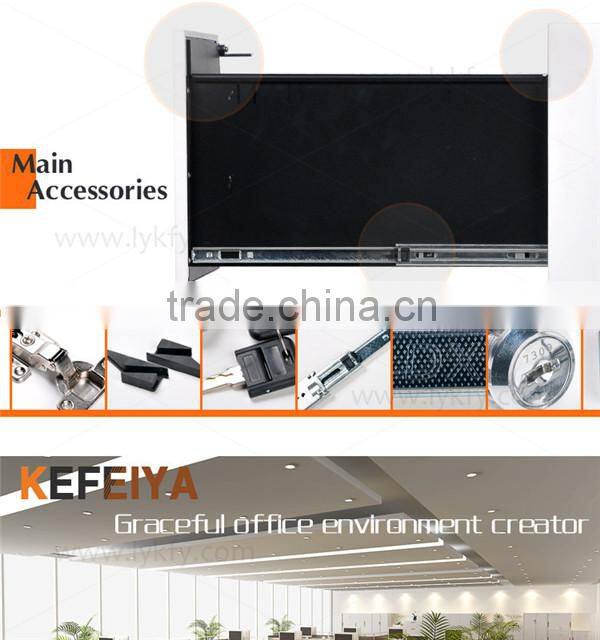 Kefeiya high gloss 2 drawer pedestal file cabinets