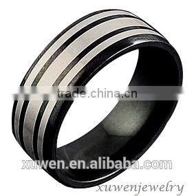 enamel cross 316l stainless steel spinning ring