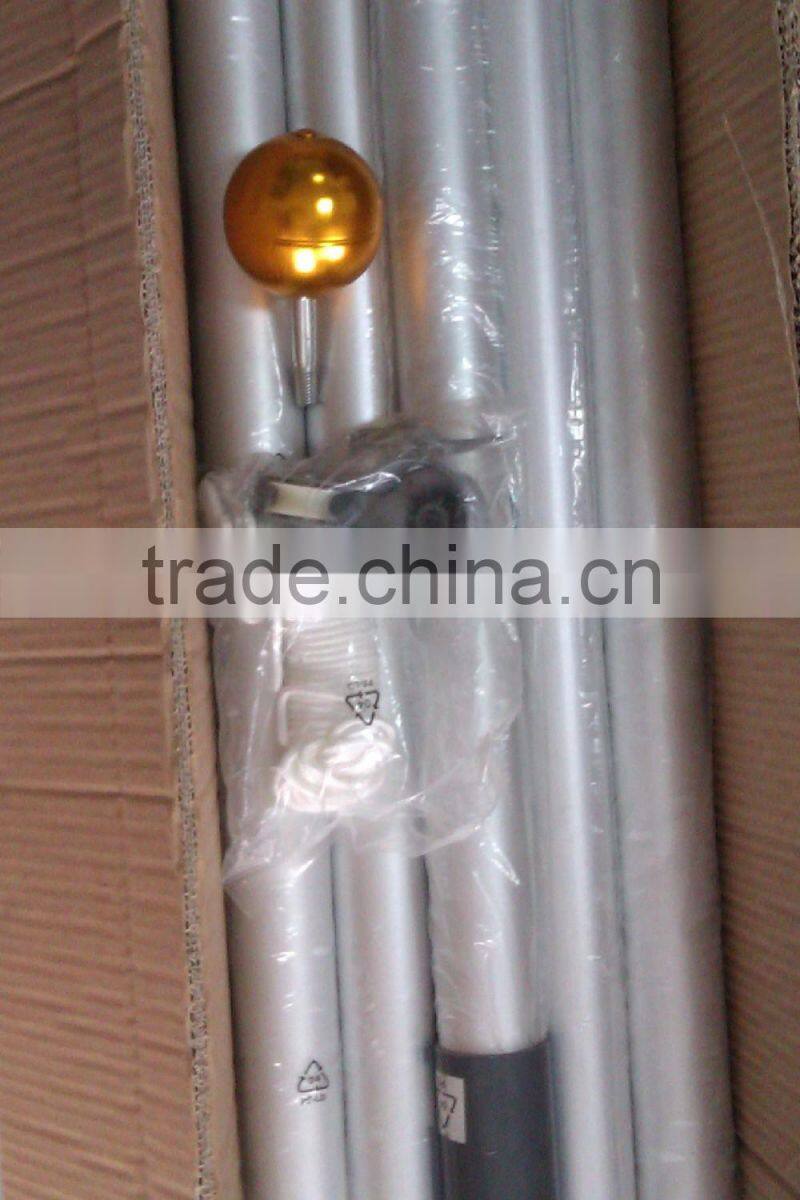 5m to 10 m outdoor aluminum telescopic Flagpole For Square Flag /flagpole light pole/telescopic country flagpole
