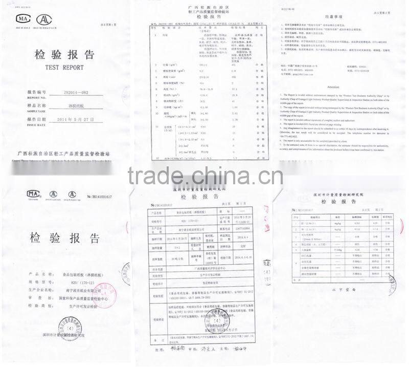 metalized paper in sheet