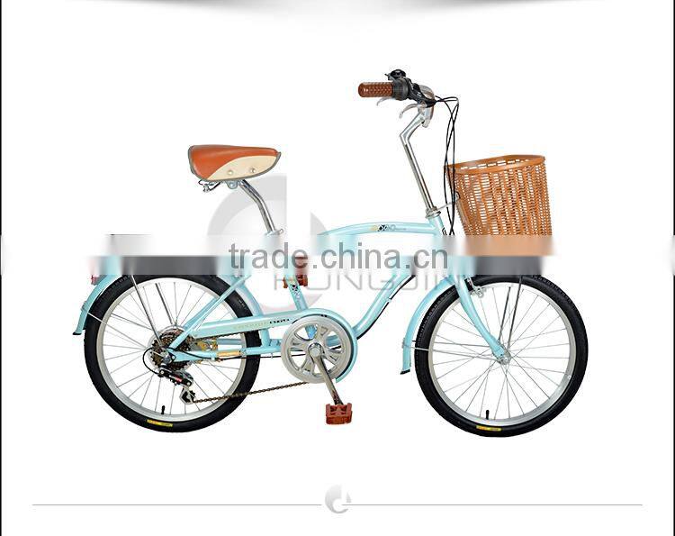 Hongjin High End 20'' City Bicycles with 6 Speed