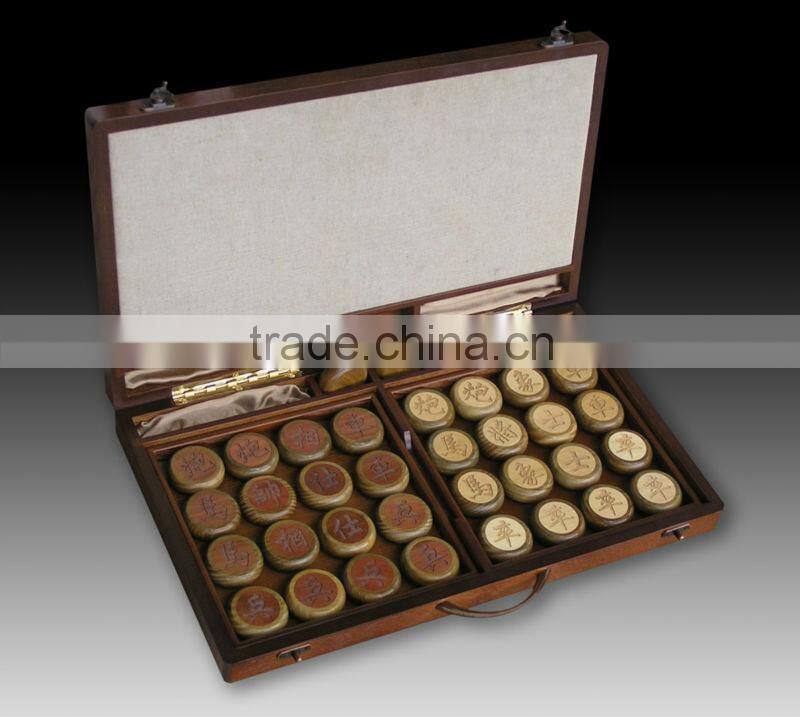 custom Handmade box style wooden Chinese Chess se
