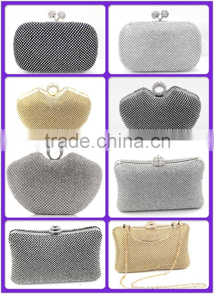 Diamond pearl women wallet ladies' evening bag from China