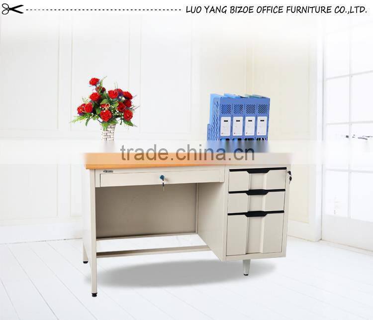 high quality standard four drawers office table with lock