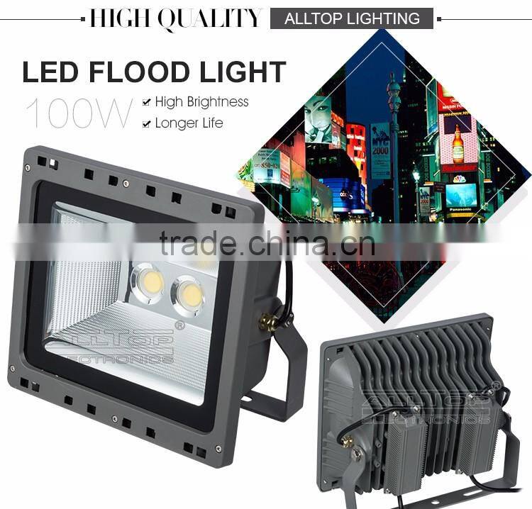 Hot sale IP65 Waterproof Bridgelux COB outdoor led flood light 100w