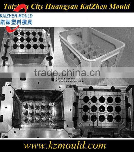 Plastic juice crate mould,plastic bottle crate mould