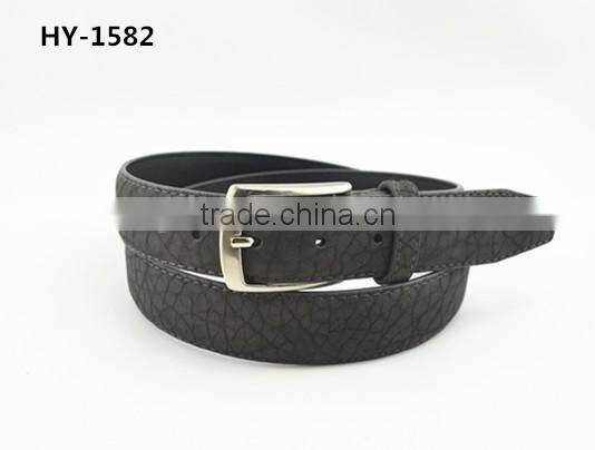 Newest pattern PU leather belt for man