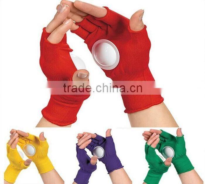 Stretch Knit Teamwork Fan Clapper Gloves Fun Knit Cheering Gloves Cheerleader