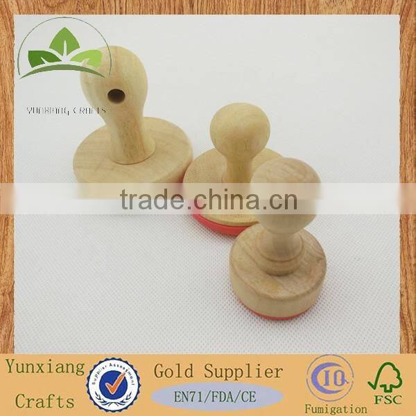 Wooden toy stamp wooden cake stamp