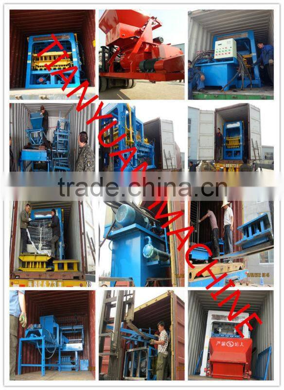 QT3-15 interlocking paving block machine price, cement hollow block moulding machine