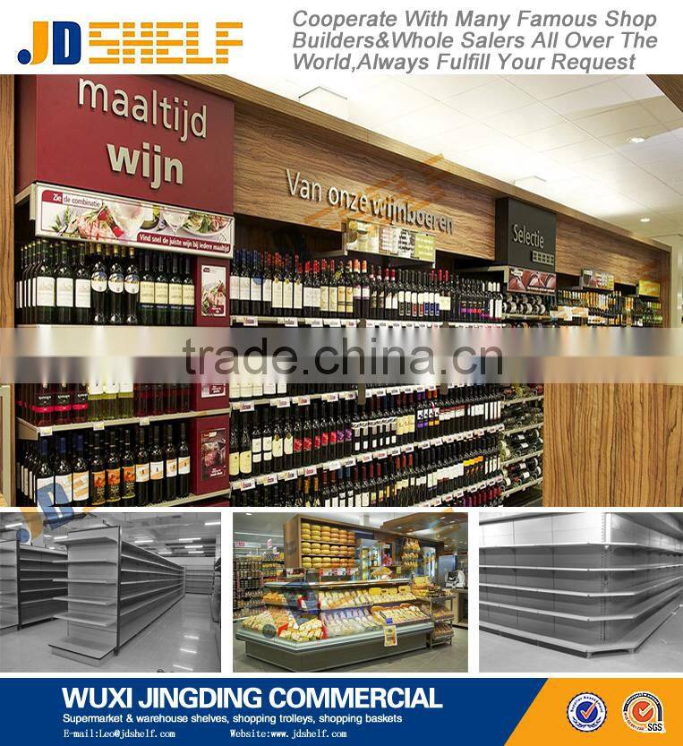 storage warehouse of department store rack