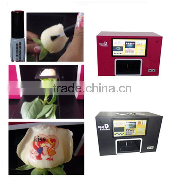 Flower Beauty Digital Nail Printer Machine For Salon Use