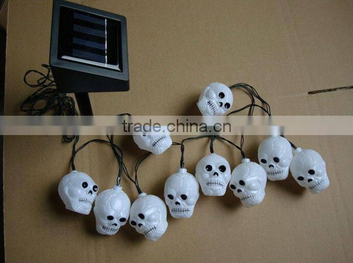 solar skull light string