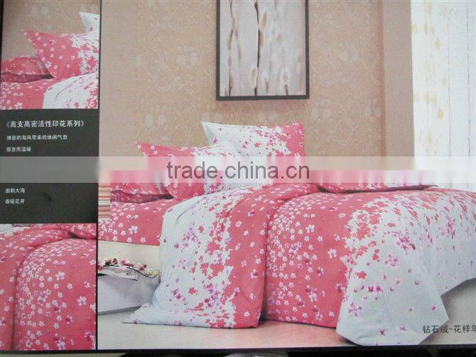 100% polyester soft feeling bedsheet set/bedding/exporter