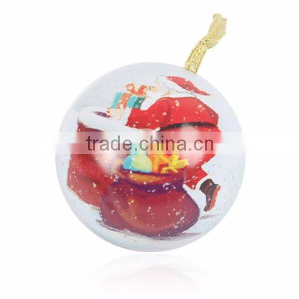 2016 christmas Gift Ball Tin Christmas Tin Ball