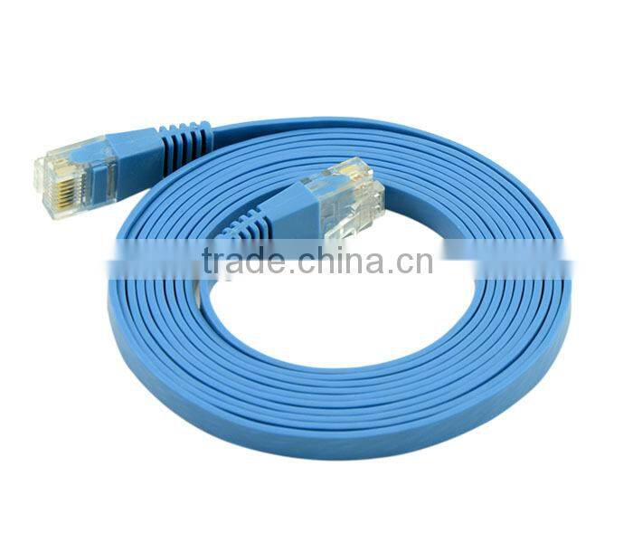 Flat UTP 24AWG Snagless CAT6 patch cable