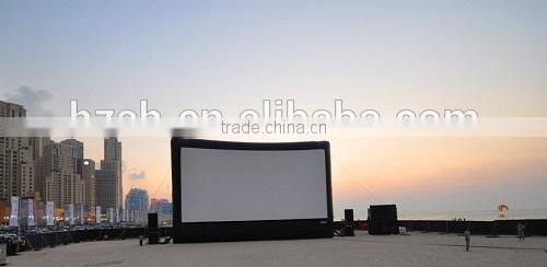 Outdoor Inflatable Movie Screen/Big Screen for Advertising Decoration