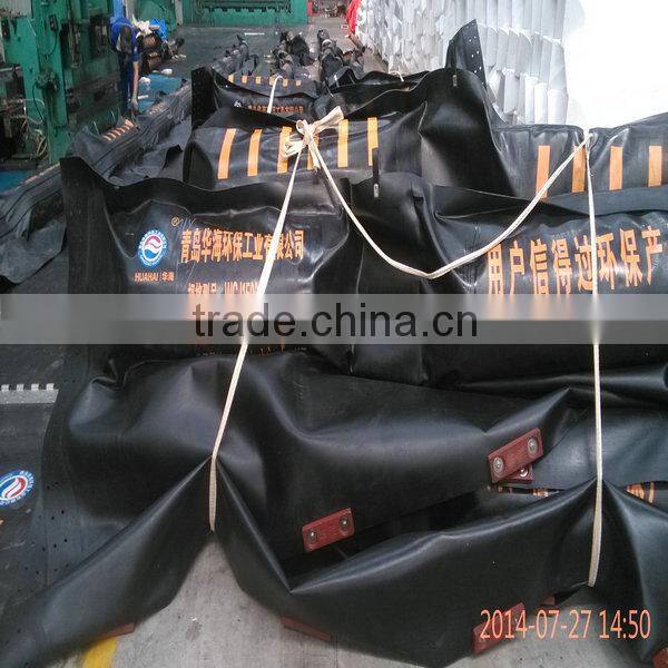 solid rubber boom