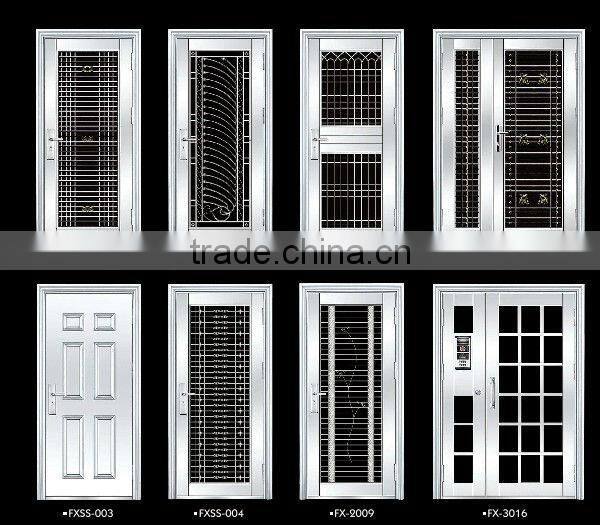 New design stainless steel door