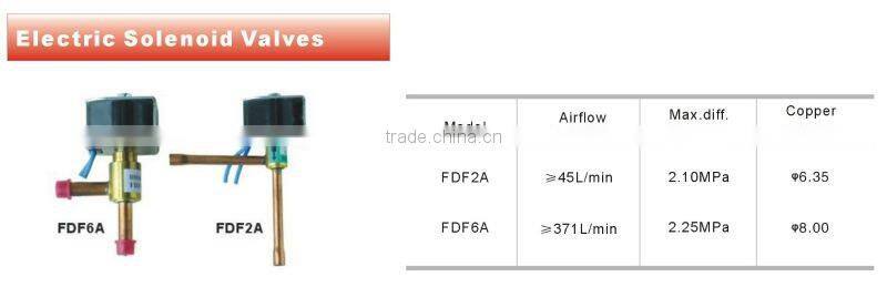 refrigeration solenoids valve FDF2A FDF6A
