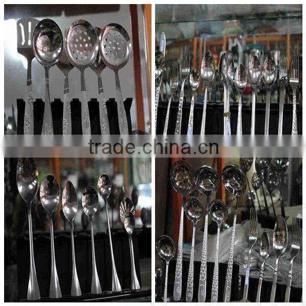 Top quality cutlrey 4 pcs set western tableware set stainless steel knife fork and spoon