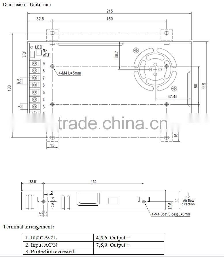 3.3V Output 350W Switching Power Supply/Led Driver For Led Screen Wholesale On Alibaba