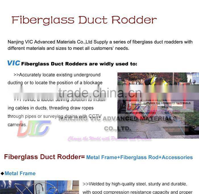 Fiberglass Cable Snake Supplier,Professional Fiberglass Cable Duct Rod Manufacturer