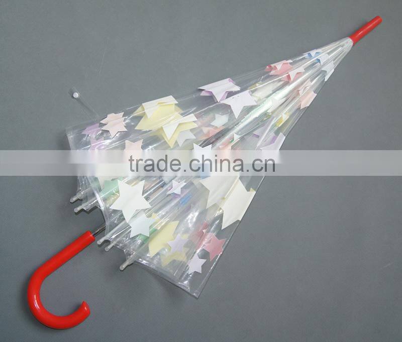 transparent umbrella print inside umbrella