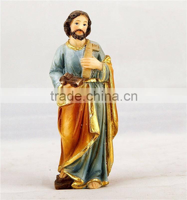 St Joseph with baby Jesus veronese religious statue in custom size