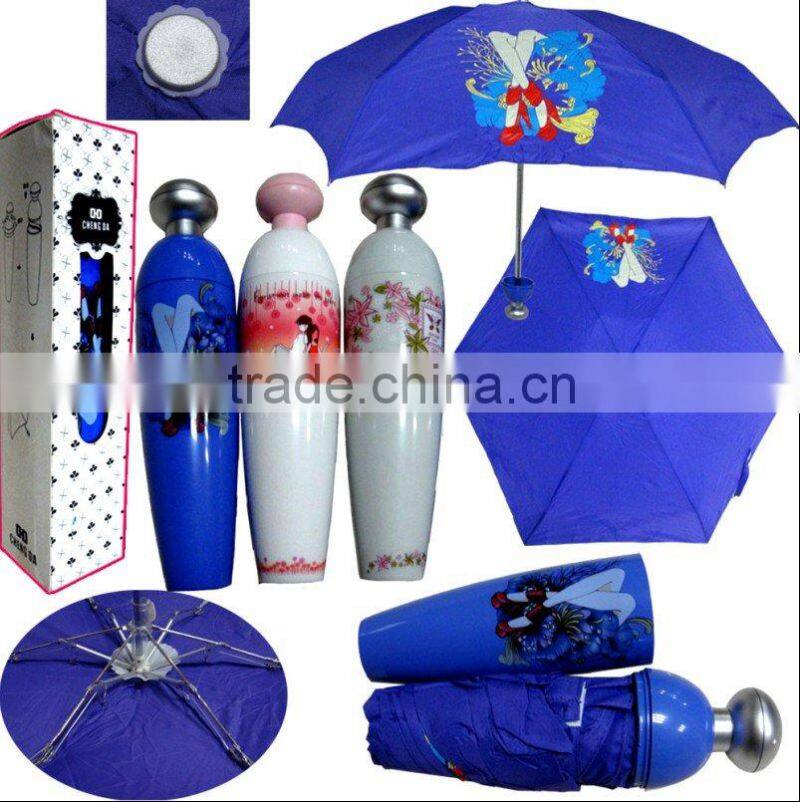 ladies fashion perfume bottle umbrella