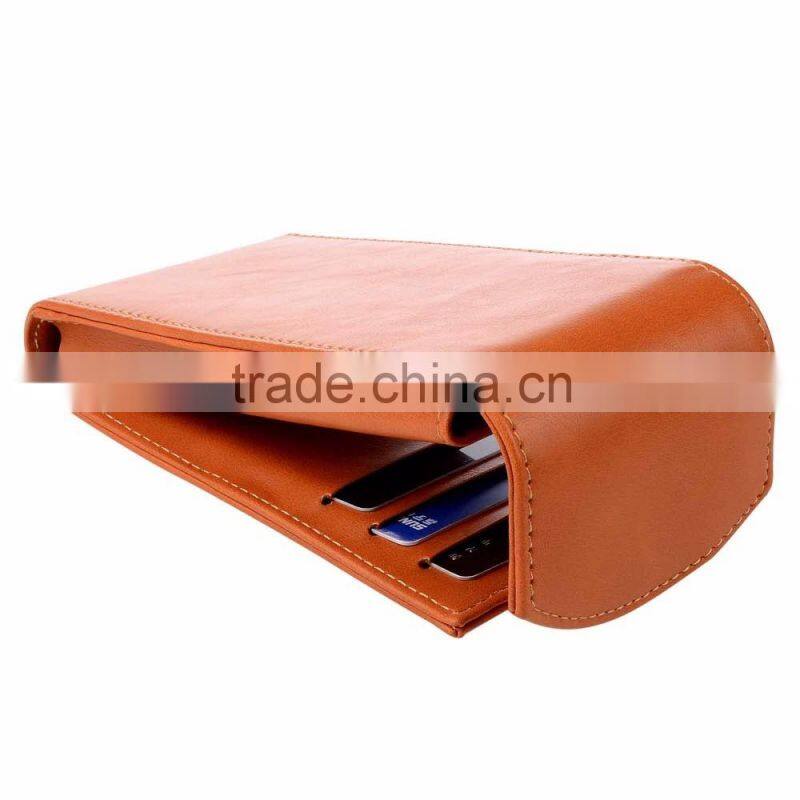 Popular simple leather PU Blocking Wallets/case/holder for iphoe & Credit Card Use