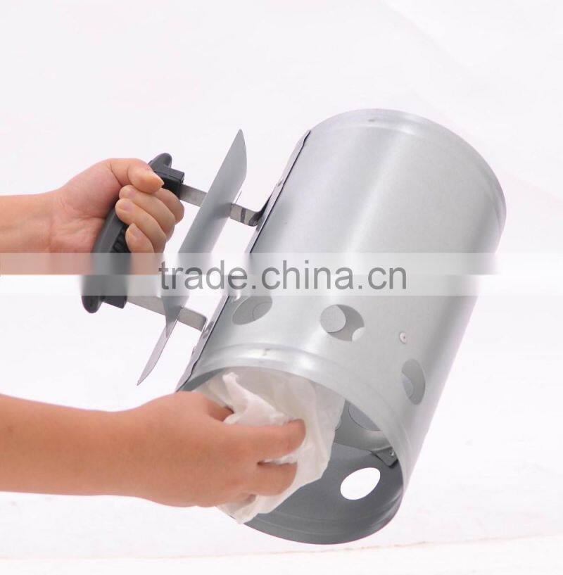 Galvanization BBQ charcoal grill fire starter