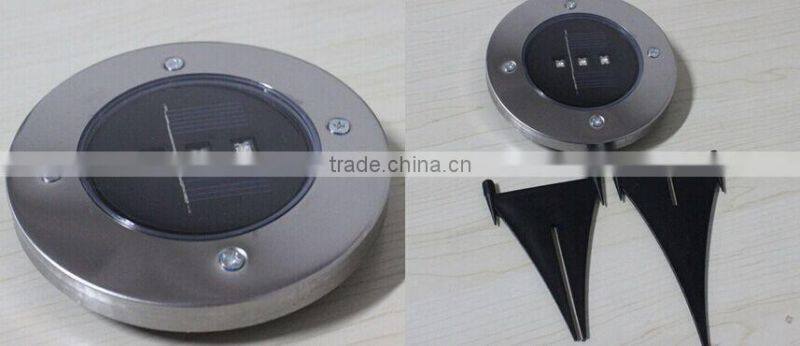 2015 best selling led solar inground garden light with good quality