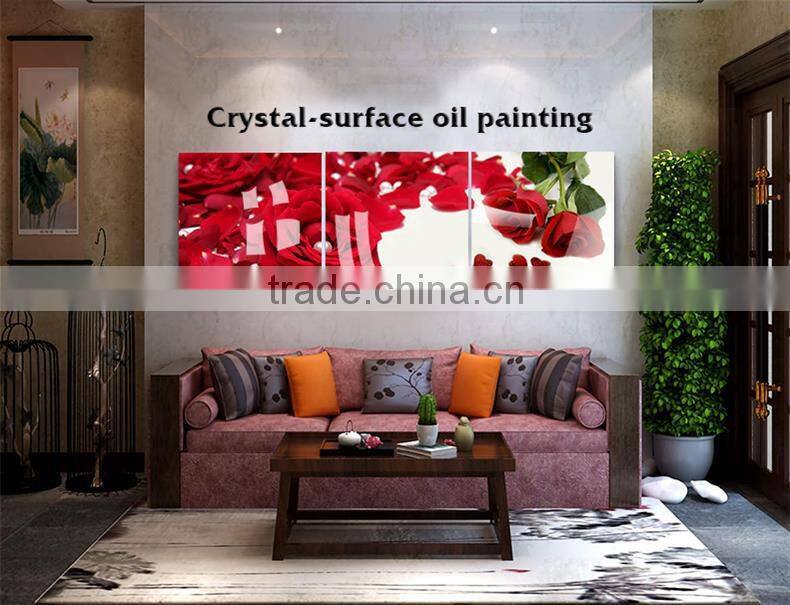 wholesale oil painting with ceramic flower pot painting designs of canvas painting for home decor