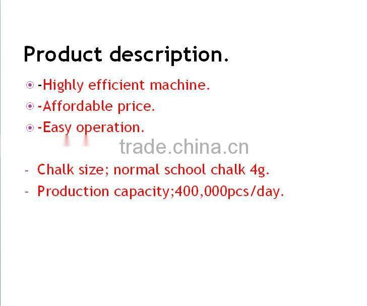 DS800-6 Chalk Making Machine Prices