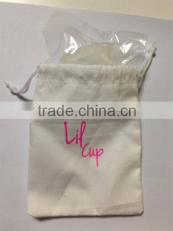 transparent shined surface and Soft Reusable Cups for Lady Menstrual Period Wholesale